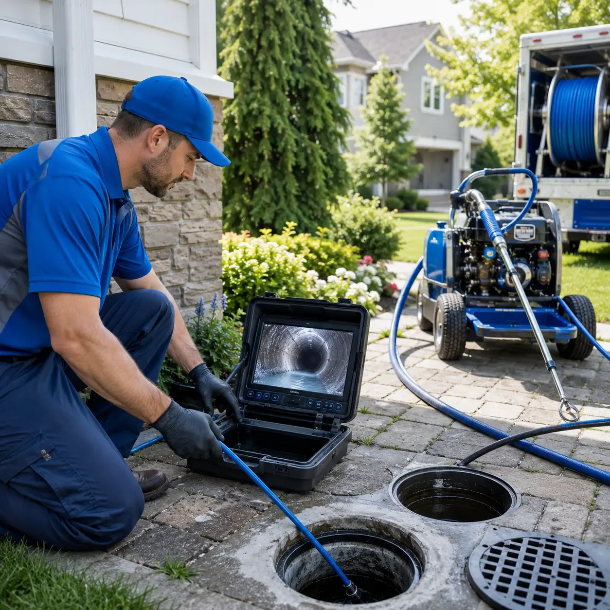 Outdoor drain cleaning professionals serving Duck, WV