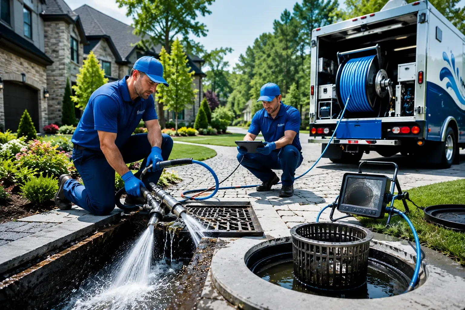 Local outdoor drain cleaning professionals in Duck, WV